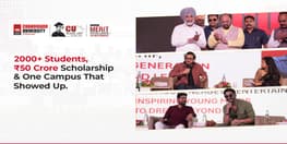 Chandigarh University Felicitates 2000 Academic Achievers at Two Day UP Scholars Summit 2026